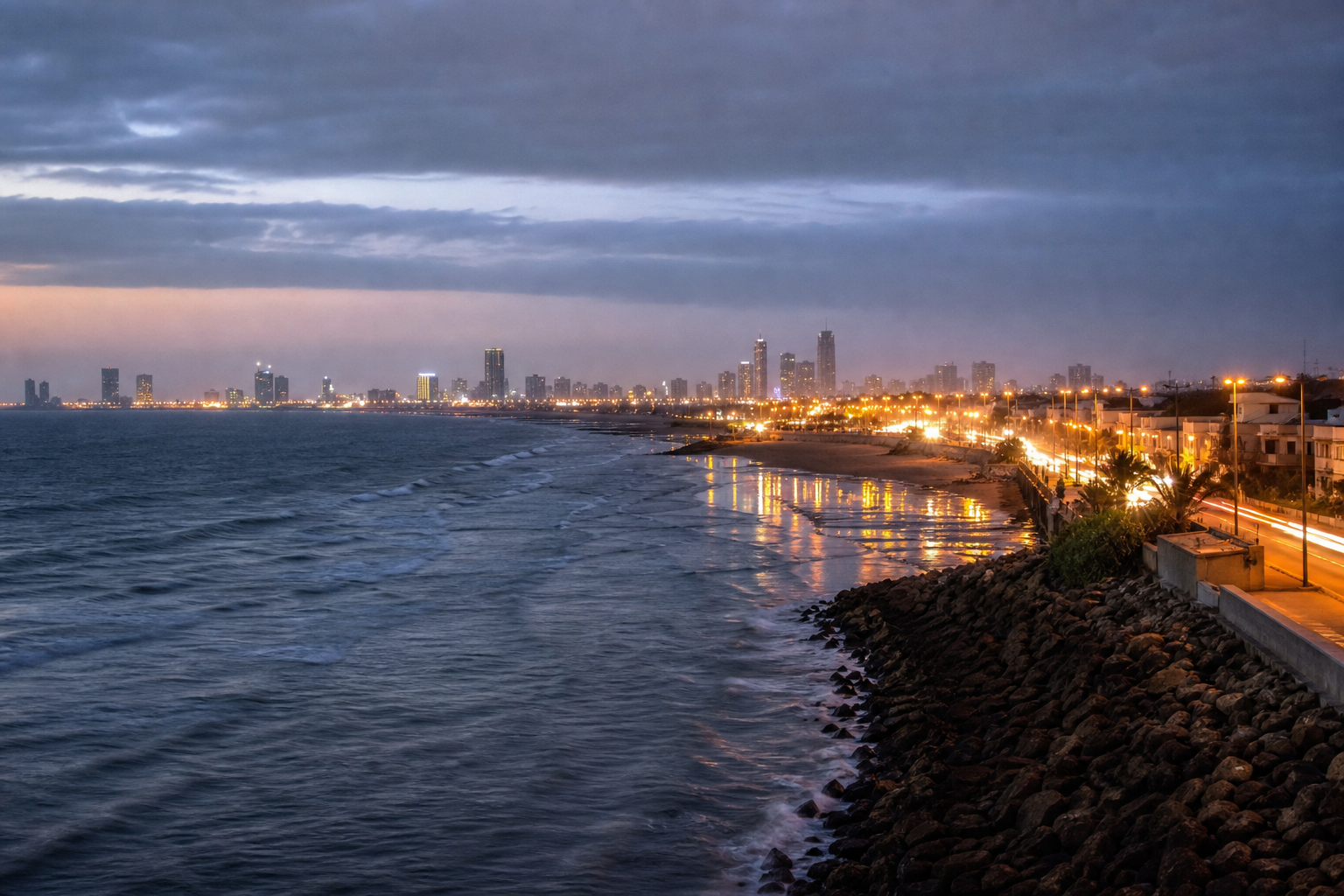 Clifton coastline, Karachi